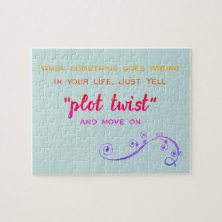 Plot Twist Humourous Book Club   Jigsaw Puzzle
