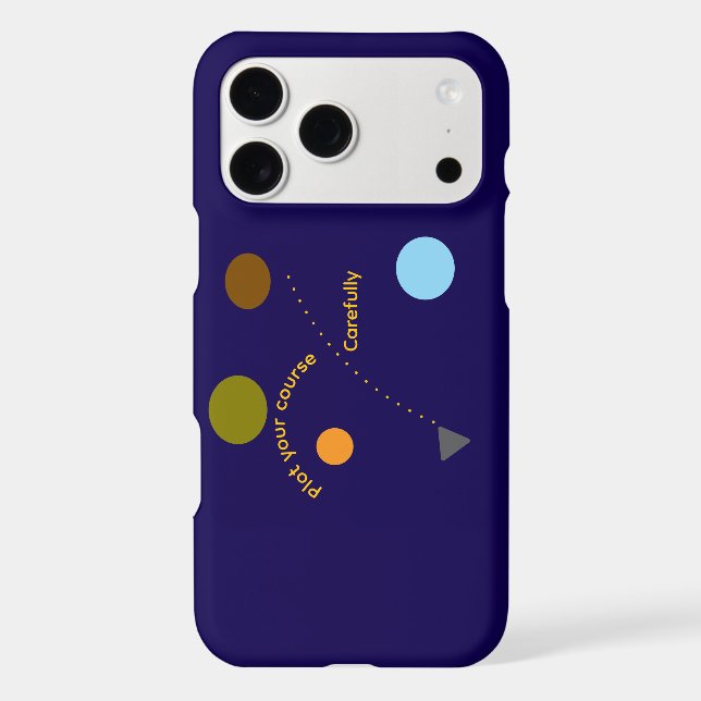 "Plot Your Course" iPhone / iPad case (Back)