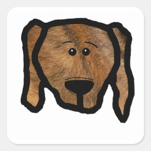 plott head square sticker