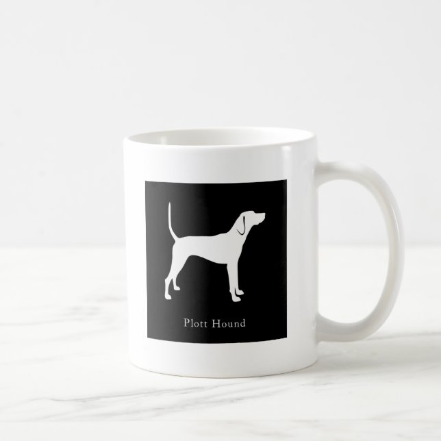 Plott Hound Mug (Black) (Right)