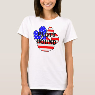 plott name usa-flag paw T-Shirt