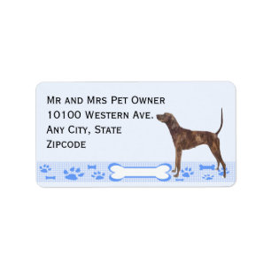 Plott on Blue Gingham Label