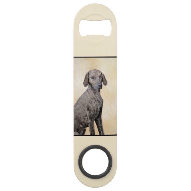 Plott Painting - Cute Original Dog Art (Back)
