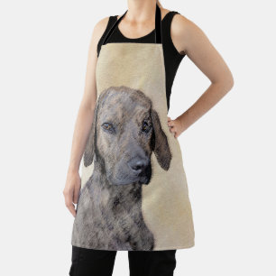 Plott Painting - Cute Original Dog Art Apron