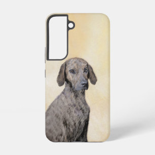 Plott Painting - Cute Original Dog Art Samsung Galaxy Case