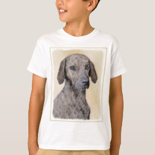 Plott Painting - Cute Original Dog Art T-Shirt