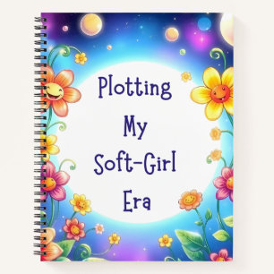 Plotting My Soft Girl Era – Floral Notebook