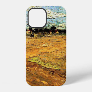 Ploughed Field (the Furrows) by Vincent van Gogh iPhone 12 Case