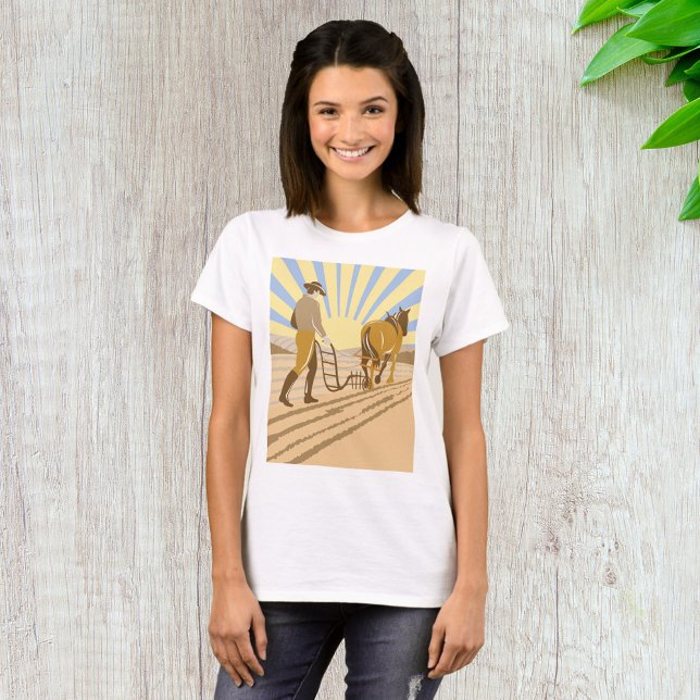 Ploughing A Field T-Shirt (Creator Uploaded)