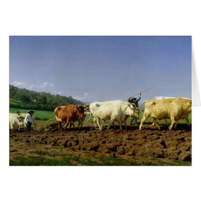 Ploughing in Nivernais, 1849 (Front Horizontal)