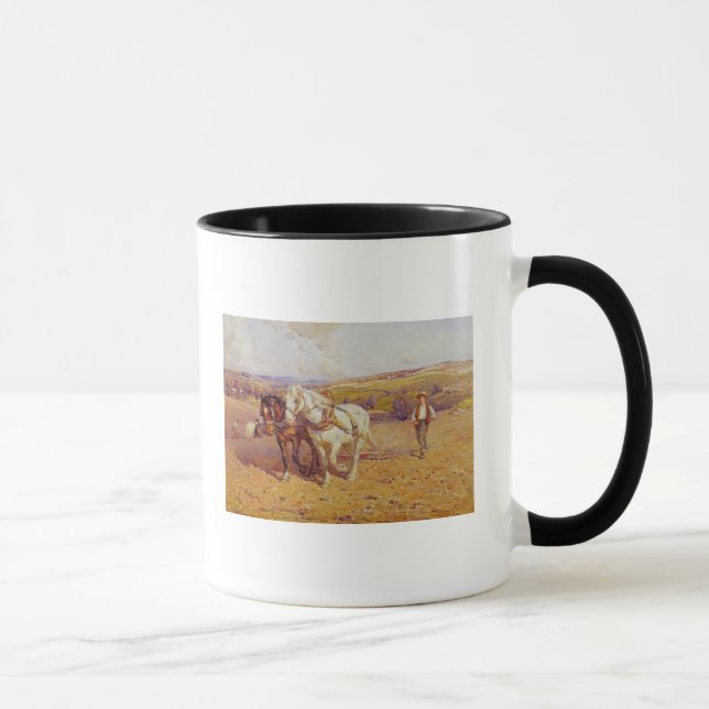 Ploughing Mug (Right)