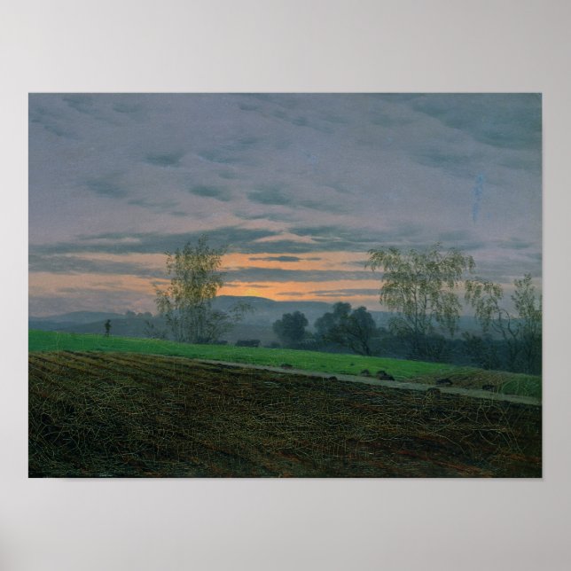 Plowed Field, c.1830 Poster (Front)