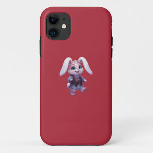 PLP LEPURO - Cute Warrior Bunny King Graphic Stree Case-Mate iPhone Case