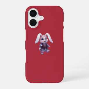 PLP LEPURO - Cute Warrior Bunny King Graphic Stree iPhone 16 Case