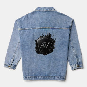 PLP NOVA V - Beyond Ordinary Luxury Urban Graphic Denim Jacket