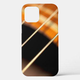 Plucked Vibrating Acoustic Guitar Strings iPhone 12 Case