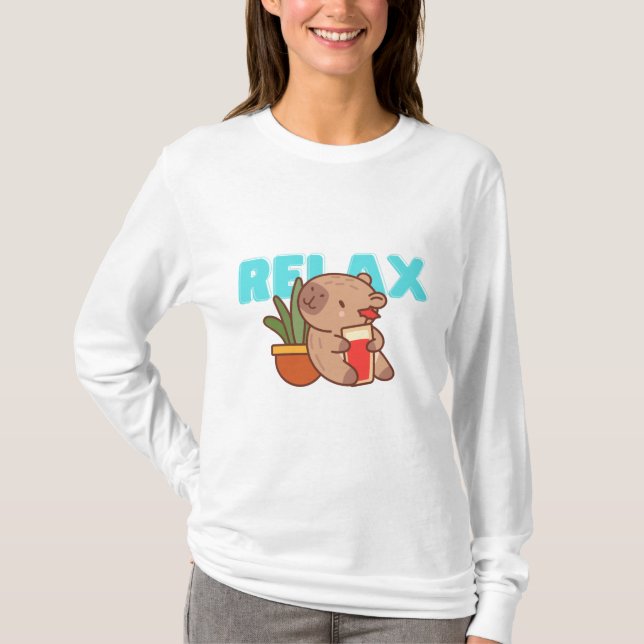 Plucking Capy Tee (Front)