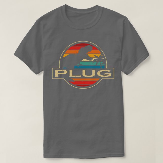 Plug Dinosaur T-Shirt (Design Front)
