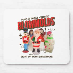 Plug In Those Vintage Blowmolds And Light Up Your  Mouse Pad