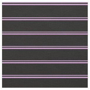 Plum and Black Coloured Lines Fabric
