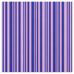 Plum and Dark Blue Coloured Pattern Fabric