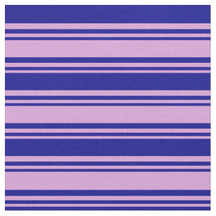 Plum and Dark Blue Lines Fabric