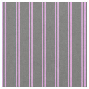 Plum and Dim Grey Colored Stripes Pattern Fabric