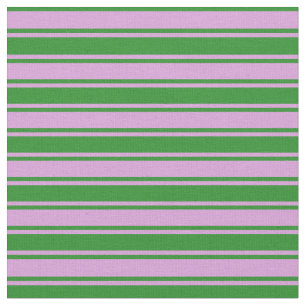 Plum and Forest Green Lined/Striped Pattern Fabric
