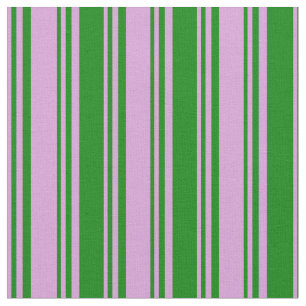 Plum and Green Coloured Pattern Fabric