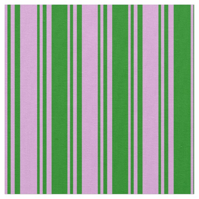 Plum and Green Coloured Pattern Fabric (Close Up)