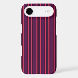 Plum and red candy stripes