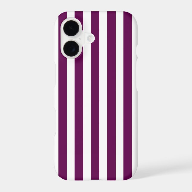 Plum and white candy stripes (Back)
