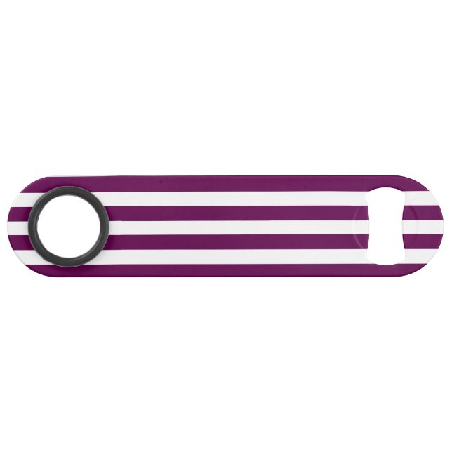 Plum and white candy stripes (Back Horizontal)