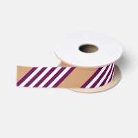 Plum and white five stripes pattern with tan
