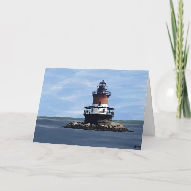 Plum Beach Light Card (Front)