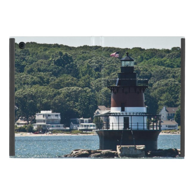 Plum Beach Lighthouse Case For iPad Mini (Outside)
