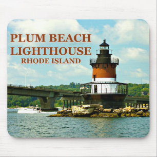 Plum Beach Lighthouse, Rhode Island Mousepad