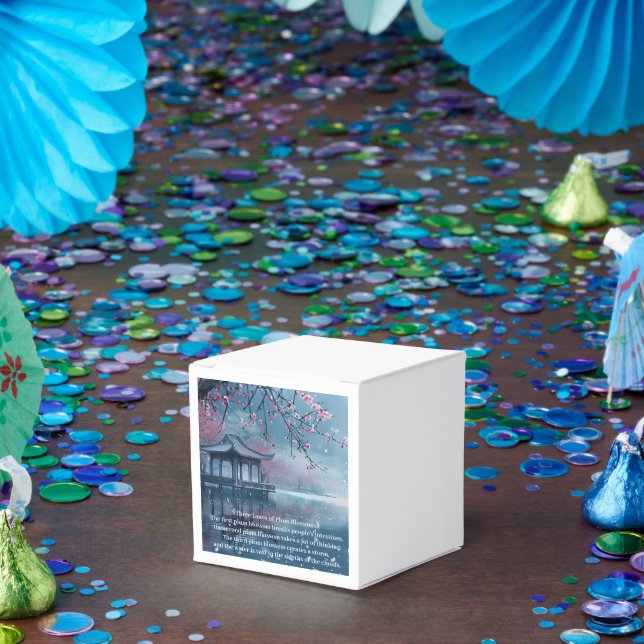 Plum Blossom Pavilion Lake Favour Box (Party)