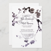 Plum blossom sumie ink