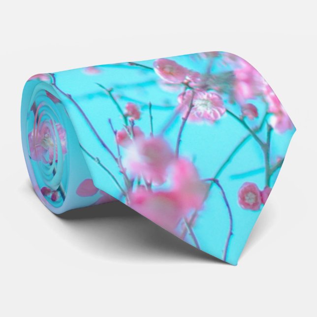 Plum Blossoms (Suzhou, China) Tie (Rolled)