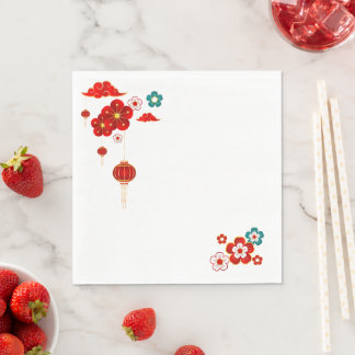 plum bossom,Chinese style in spring Napkin