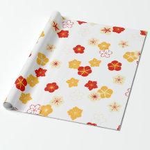 Plum Bossom Flower Chinese New Year Pattern