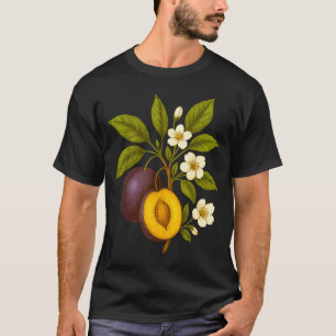 Plum Botanical Fruit Graphic Orchard Farm Nature A T-Shirt