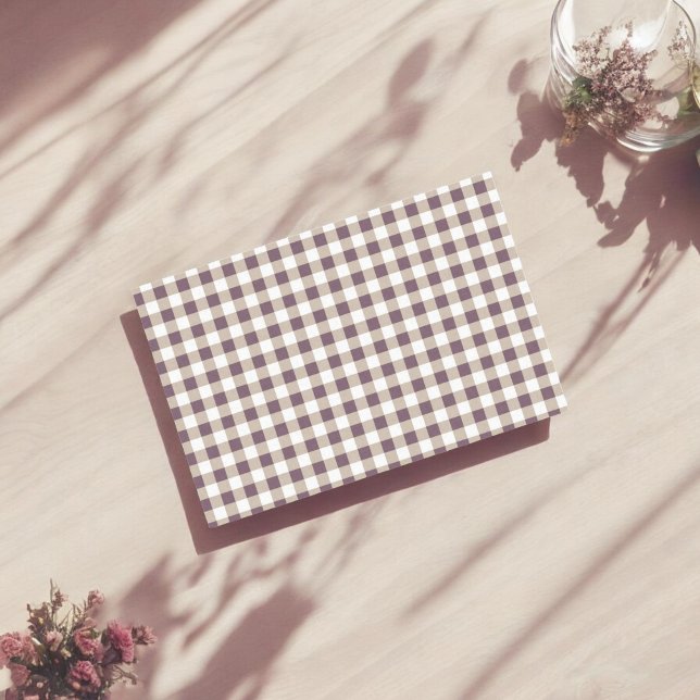 Plum Buffalo Plaid Tissue Paper (Creator Uploaded)