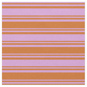 Plum & Chocolate Stripes Fabric