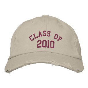 Plum Class of 2010 Embroidered Hat