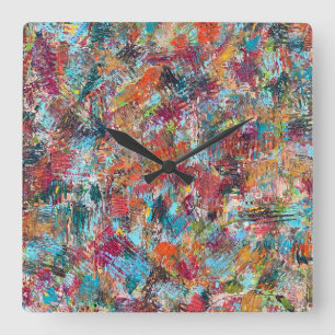Plum Crazy Wall Clock