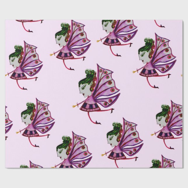 plum fairy Wrapping Paper (Flat)