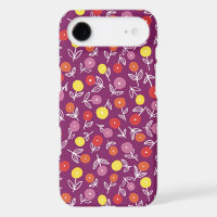 Plum Floral Ditsy iPhone Case