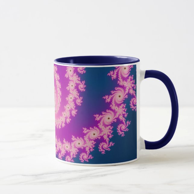 Plum - Fractal Mug (Right)
